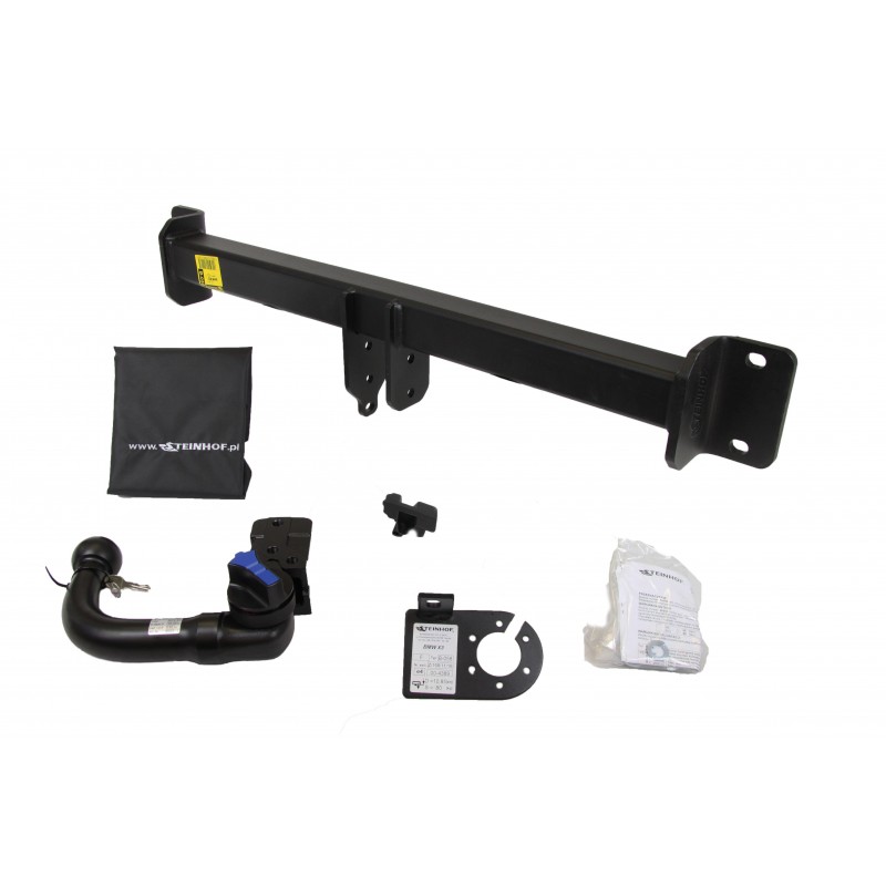 Fixed Swan Neck Towbar with Electric Kit 7Pin for BMW X3 2004-2010 E83